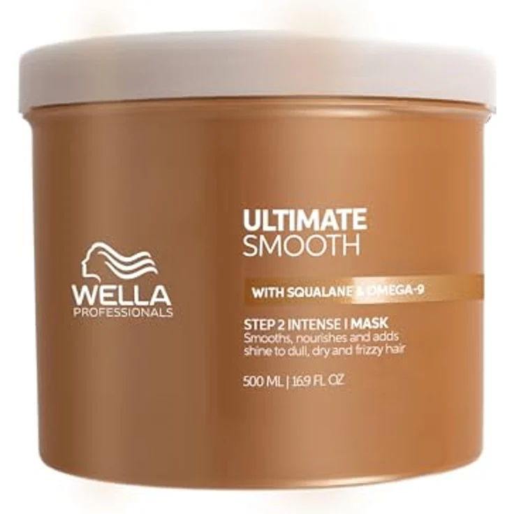 Wella Professionals Ultimate Smooth Hair Mask - Pflegende Haarkur Mit Squalan & Omega 9 - Für Trockenes, Stumpfes & Krauses Haar (500 ml) – Bild 1