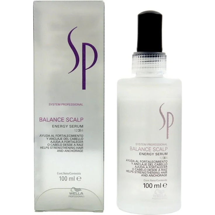 Wella Professionals Scalp Energy Serum, Haarspülung mit Koffein und Biotin für kräftiges Haar, 100 ml