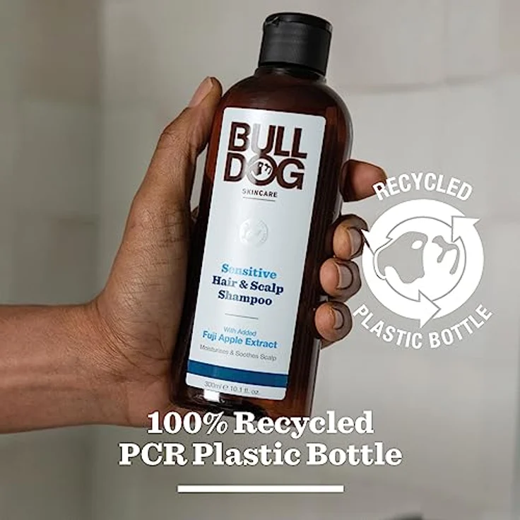 BULLDOG Sensitive Shampoo mit Fuji-Apfel-Extrakt, vegan, 300ml – Bild 5