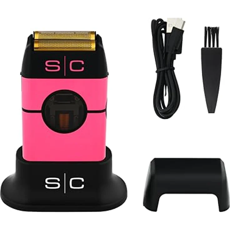 Stylecraft Instinct Metal Shaver Pink, Doppelfolienrasierer mit Vektor-Motor und 11.500 U/min – Bild 2