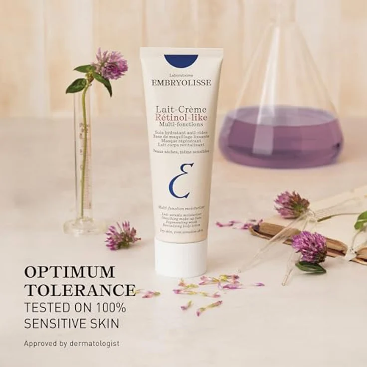 Embryolisse Lait-Crème Retinol-like, Gesichtsreinigung, 5-in-1 Reinigungslotion mit Anti-Aging Wirkung, 75 ml – Bild 5