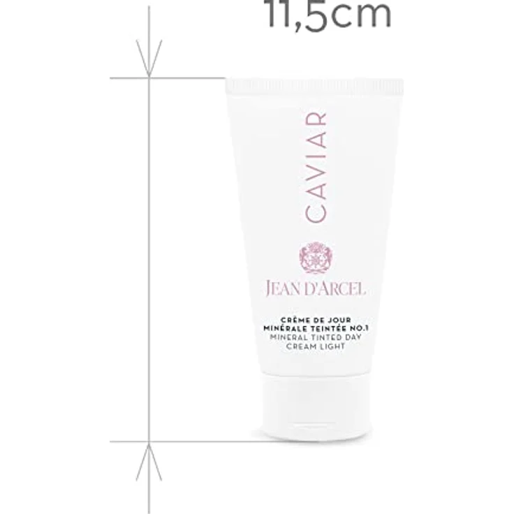 JEAN D’ARCEL - CAVIAR crème de jour minérale teintée no.1 - Zart getönte Anti-Aging Tagescreme - 50ml – Bild 4
