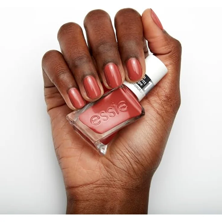 essie Gel Couture Nagellack, langanhaltend ohne UV-Licht, Farbe: woven at heart Rot, 1 x 13,5 ml – Bild 5