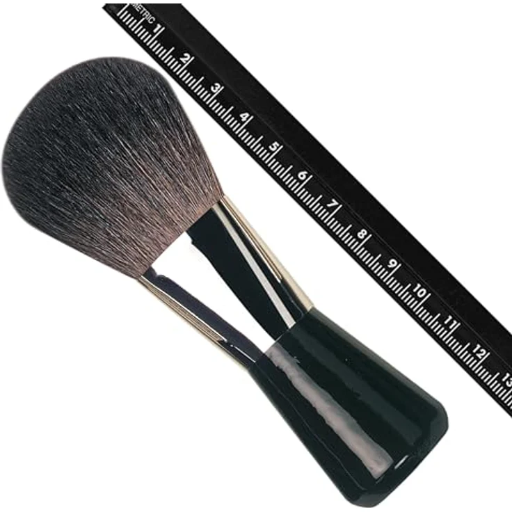 Da Vinci Puderpinsel Standpuderpinsel, ovaler Pinsel mit extrabraunen Ziegenhaaren für lose Puder, 16 cm – Bild 3