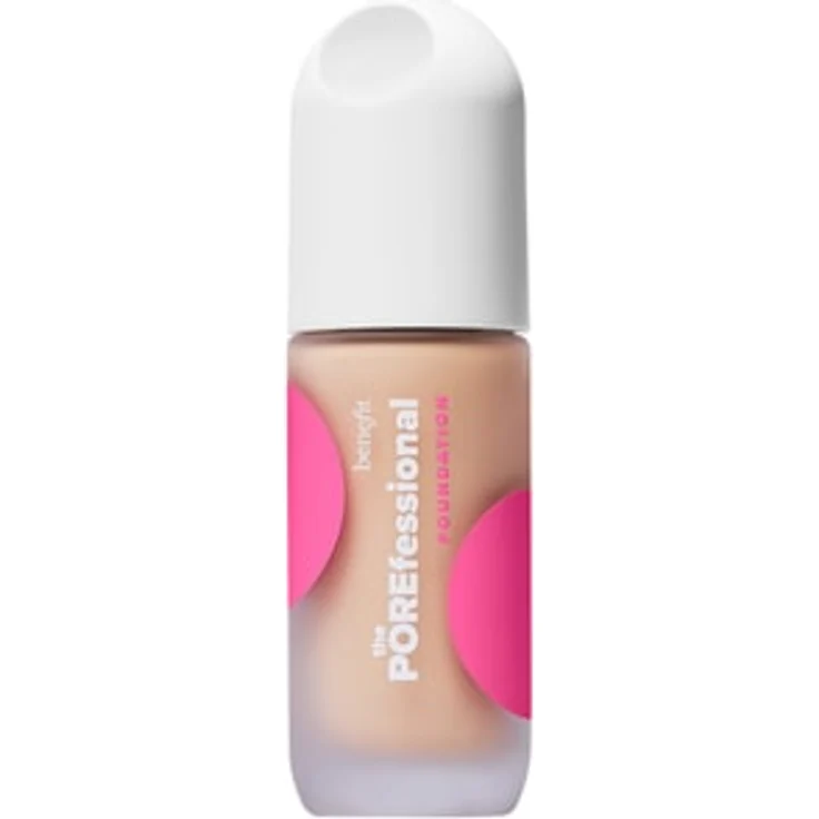 Benefit Cosmetics POREfessional Foundation, Flüssige Foundation mit mittlerer Deckkraft, mattes Finish, wasserresistent, 30 ml