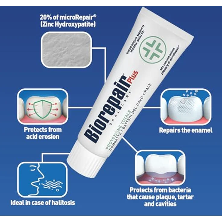 Biorepair Plus Zahnpasta für den täglichen Gebrauch, 75 ml – Bild 5