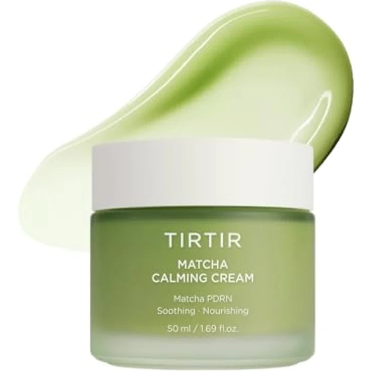 TIRTIR Beruhigende Matcha Creme, 50 ml, Gesichtscreme mit Niacinamid und Ceramiden für empfindliche Haut – Bild 1