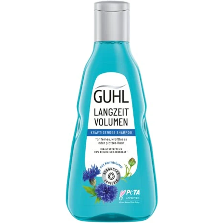 Guhl Langzeit Volumen Shampoo - Inhalt: 250 ml - Volumen und Fülle für feines Haar – Bild 1