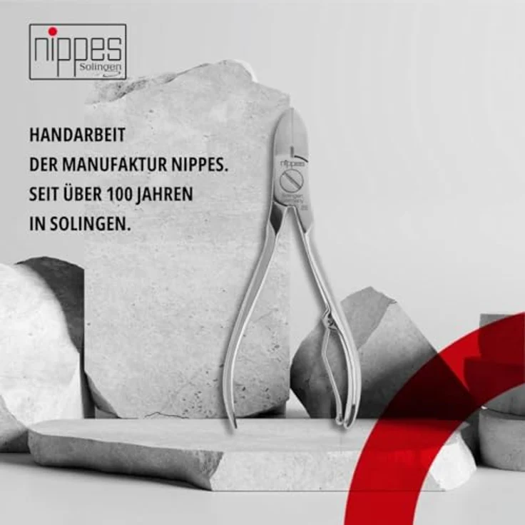 Nippes Nagelzange 100 mm,, mit Bügelfeder, für präzises & feines Arbeiten, aus gehärtetem Stahl – Bild 6