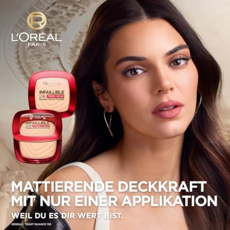 L'Oréal Make-up-Puder Infaillible 24H Fresh Wear  N.040 Cashmere 9 g – Bild 2