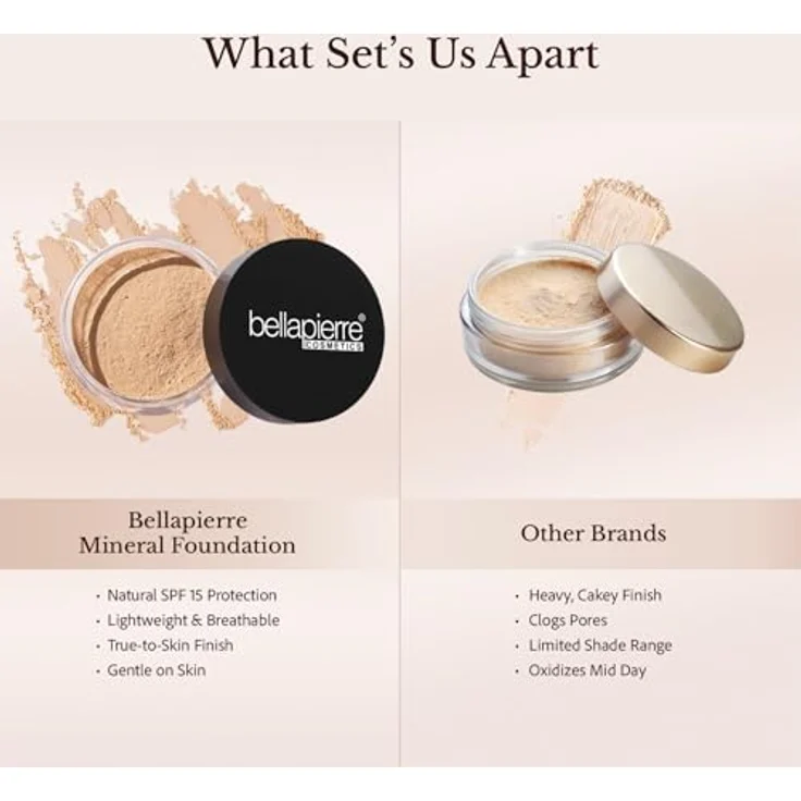 Bellapierre Cosmetics Lose Mineralpuder Foundation Cinnamon 9 g – Bild 5