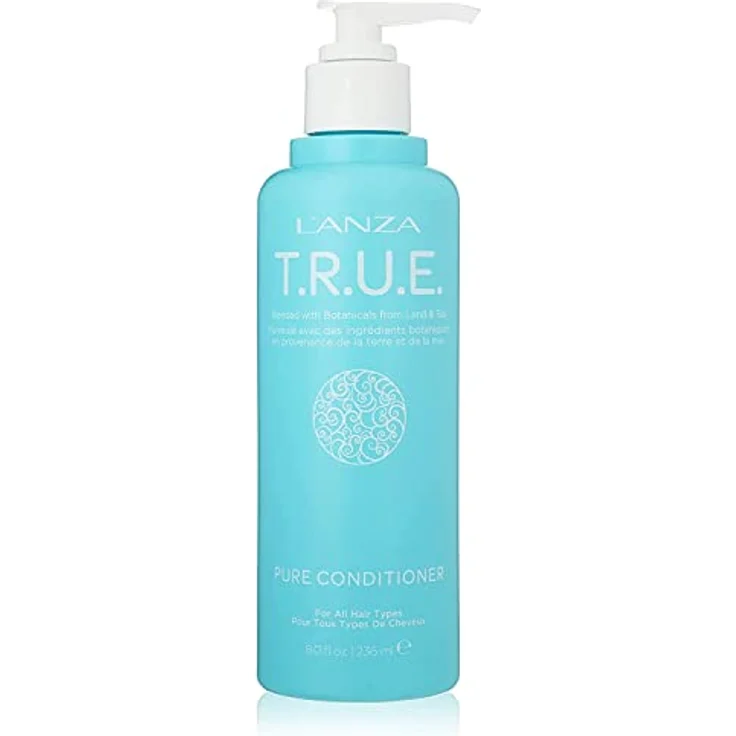 L'ANZA T.R.U.E Pure Conditioner Unisex, 236 ml, feuchtigkeitsspendend mit Keratin und Seidenproteinen, für alle Haartypen – Bild 1