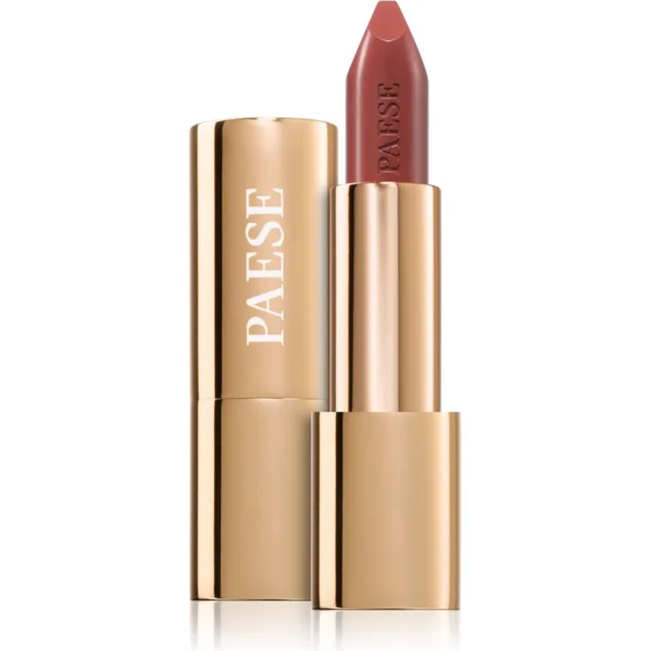 Paese NudeLightful Lipstick, Cremiger Lippenstift in Farbton 401 Raspberry Biscuit, 4.5 g mit samtig-mattem Finish und langanhaltender Farbe