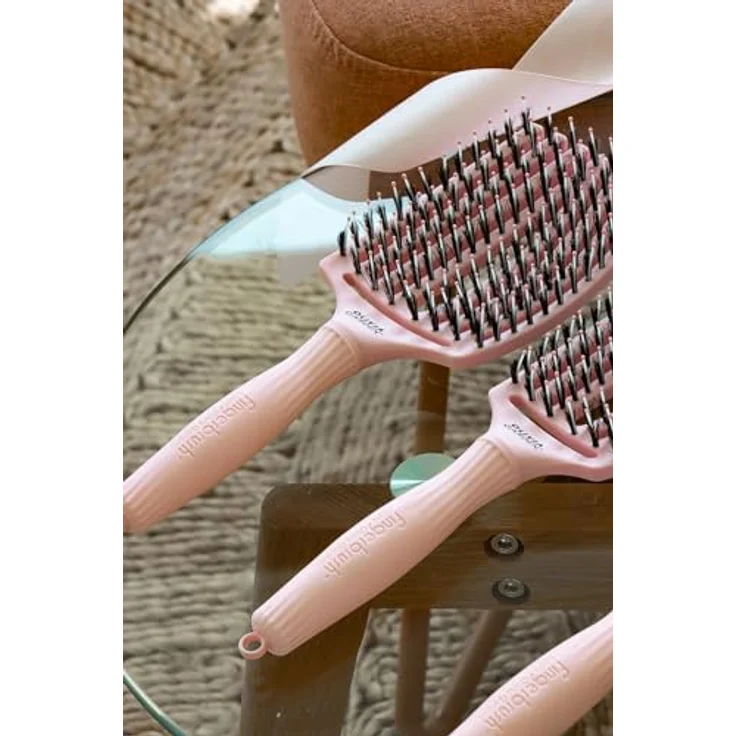 Olivia Garden 96 Finger Brush Pastel Pink Large – Bild 2