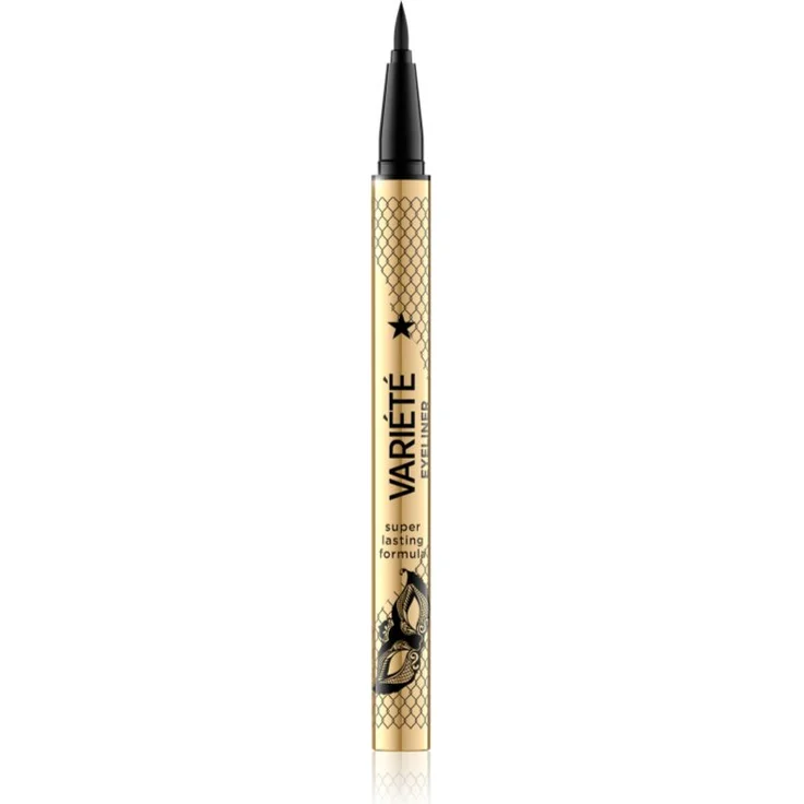 Eveline Cosmetics Variété Eyelinerstift, Liquid & Gel Eyeliner für Damen, Farbe Black, 7 ml