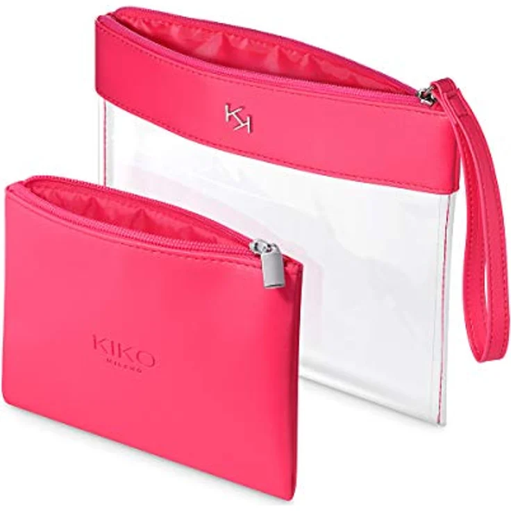 KIKO Milano Transparent Beauty Case 002 | Transparente Kosmetiktasche Mit Innenmäppchen – Bild 2