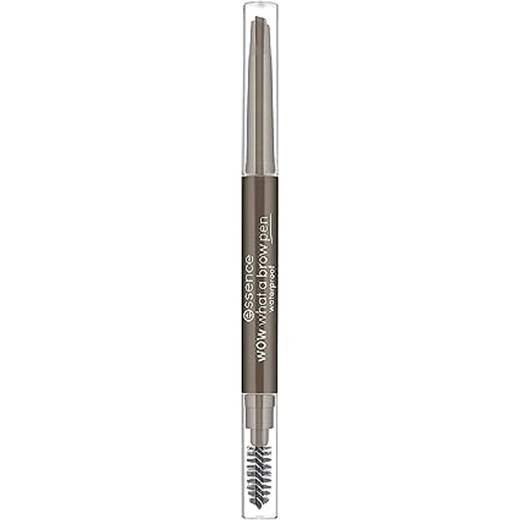 essence wow what a brow pen waterproof, Eye Pencil, Augenbrauenstift, Nr. 03 Dark Brown, braun, sofortiges Ergebnis, matt, vegan, wasserfest, Mikroplastik Partikel frei (0,2g) – Bild 1