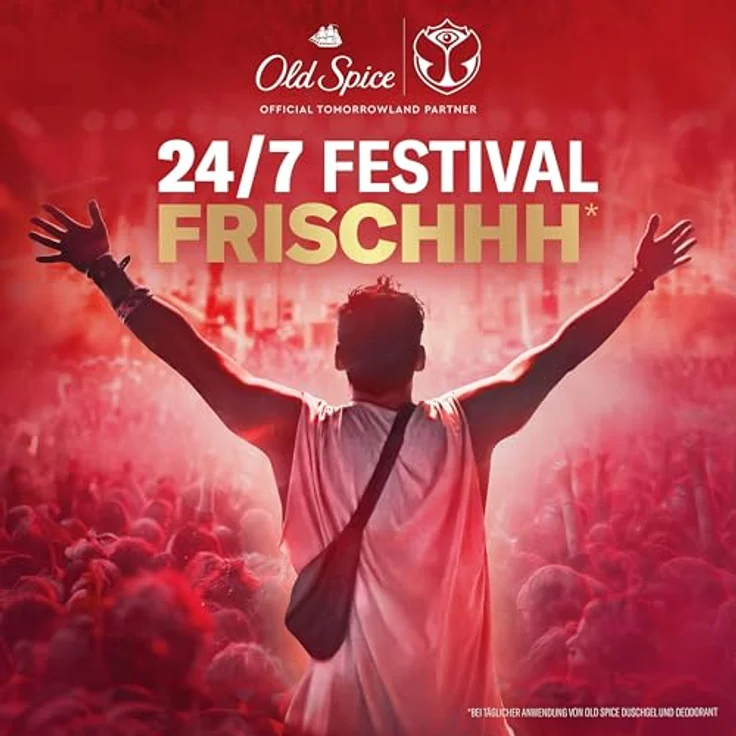 Old Spice Tomorrowland Geschenkset, Sonderedition mit Kulturtasche, Deostick 50 ml, Deospray 150 ml, Duschgel 250 ml, spritziger Zitrusduft – Bild 2