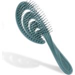 Ninabella Bio Haarbürste für Damen, Männer & Kinder - Entwirrbürste Ohne Ziepen für Locken, Lange Haare & Nasses Haar - Nachhaltige Detangler Bürste aus Recyceltem Material