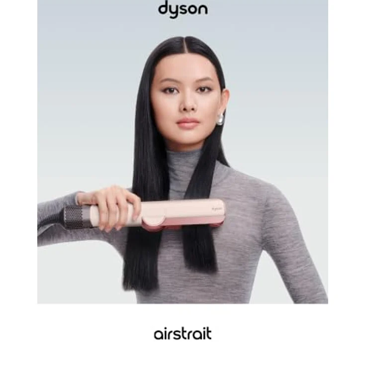Dyson Airstrait™ Haarglätter Glätteisen, Trocknen und Glätten mit Luft, Ceramic Pink/Roségold, mit Kammaufsatz und automatischer Pausenfunktion – Bild 2
