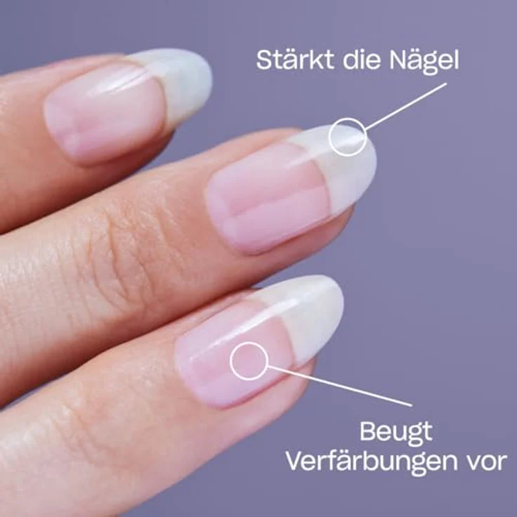 OPI Natural Nail Strengthener – 2-in-1 Nagelhärter und Base Coat - stärkt mit Vitamin A & E, schützt vor Verfärbung - 15 ml, vegan – Bild 2