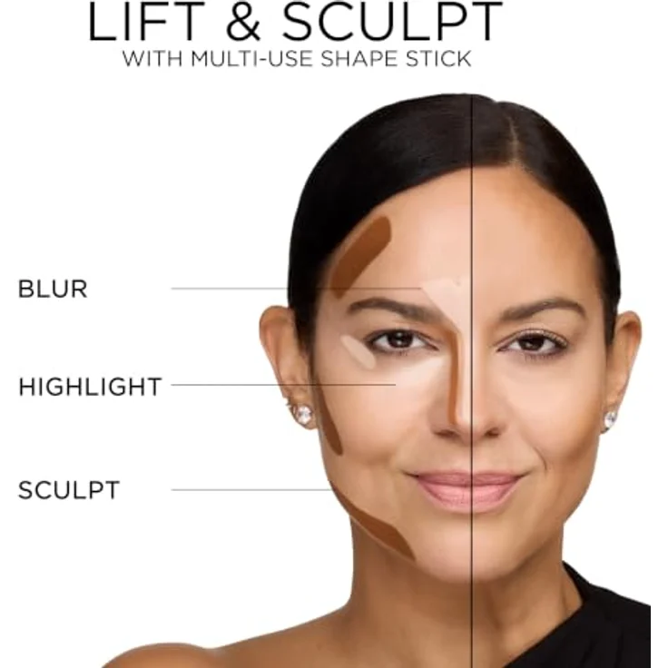 Lancôme Teint Idole Ultra Wear Shape Stick Foundation, Multifunktions-Korrektor für Gesicht, Augen und Lippen, Farbton 03 Beige Diaphane, 9 g – Bild 8