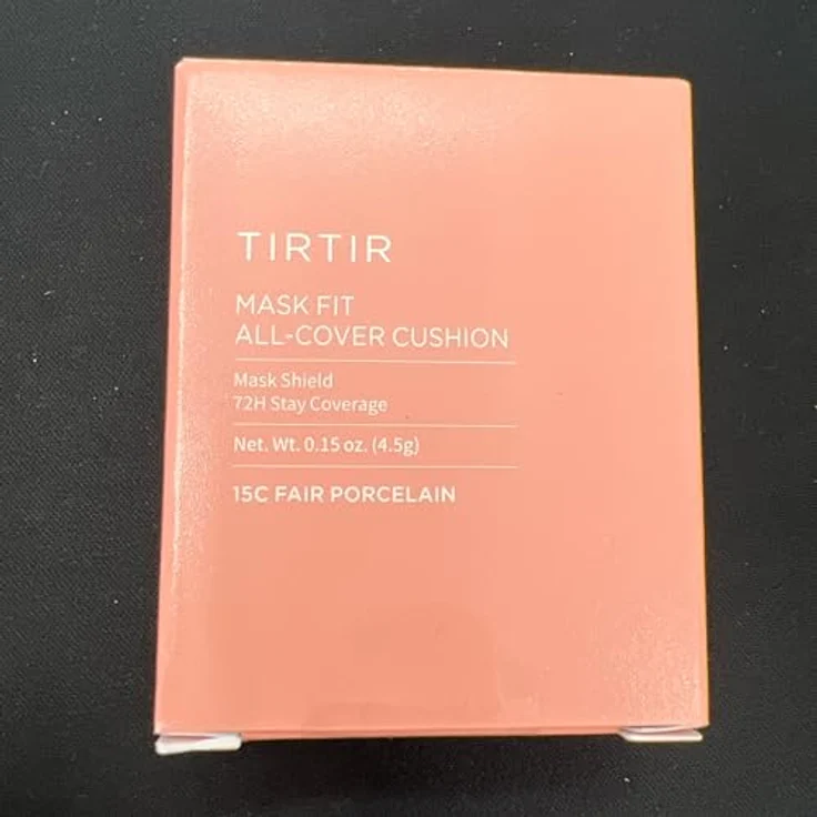 TIRTIR Mask Fit Aura Cushion Mini, mattierendes Make-up im Schwämmchen, Farbton 15C Fair Porcelain, 4.5 g, mit hervorragender Abdeckung und feuchtigkeitsspendender Hyaluronsäure – Bild 7