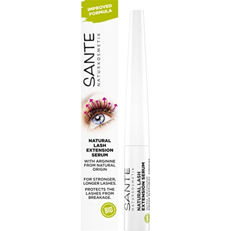 Natürliches Bio Wimpernserum von SANTE Naturkosmetik, Natural Lash Extension Serum, Wimpernbooster für Verlängerung & mehr Wachstum, ohne Hormone, Vegan, 3, 5ml – Bild 2