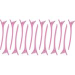 K-Pro-Haarspangen - 15x Haarclips Abteilklammern groß für Friseurbedarf, rosa