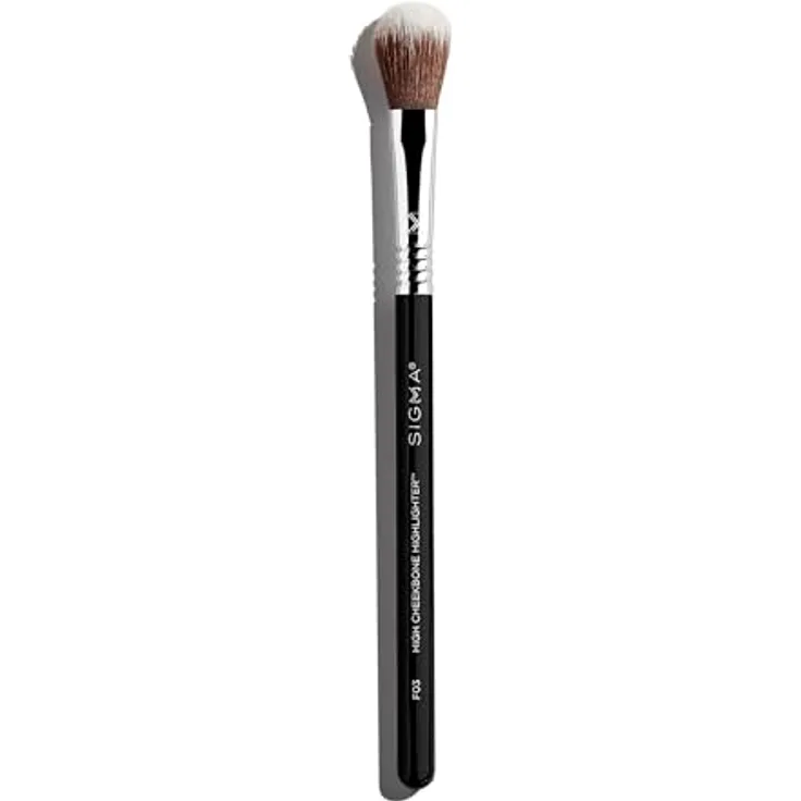Sigma Beauty F03 - High Cheekbone Highlighter Puderpinsel mit abgekanteten Sigmax®-Fasern, tierversuchsfrei, 2-Jahres-Garantie