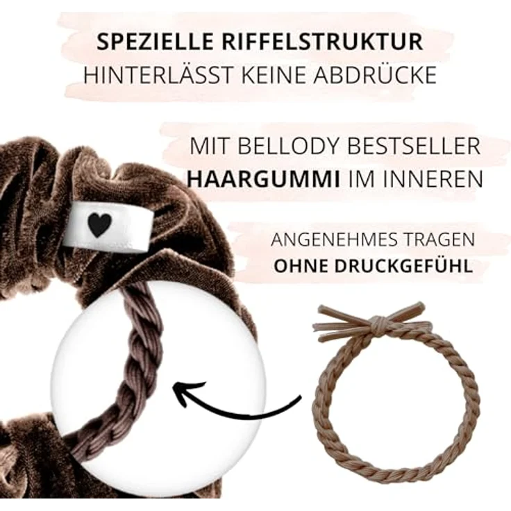 Bellody Original Scrunchie Mocha Brown – Bild 6