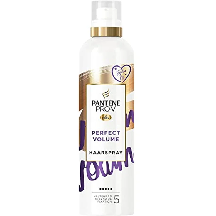 Pantene Pro-V Haarspray, Perfect Volume, 250ml, mit Jojobaöl, Haltegrad 5, kreiert langanhaltendes Volumen, Haarpflege – Bild 1