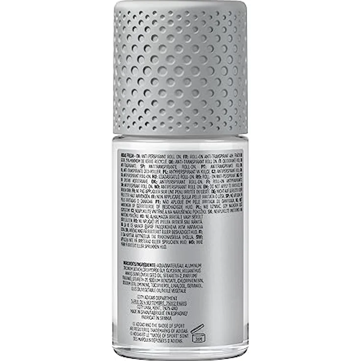 adidas Fresh Endurance Anti-Transpirant Deo Roll-On für sie, 72 Stunden extra-langanhaltender Schutz, 50 ml – Bild 2