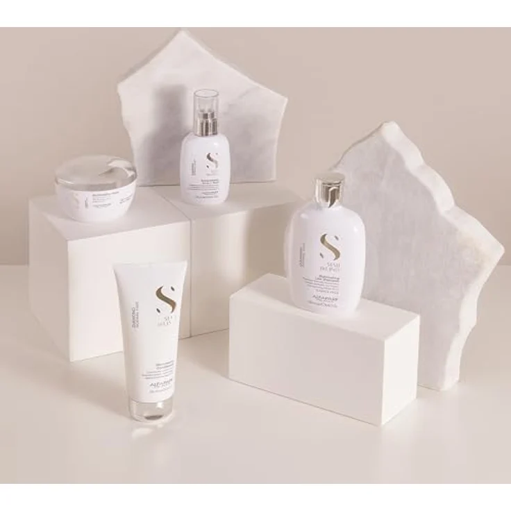 Alfaparf Milano Semi di Lino Diamond Illuminating Conditioner, 50 ml, entwirrend mit langanhaltendem Glanz und Farbbrillanzschutz – Bild 4