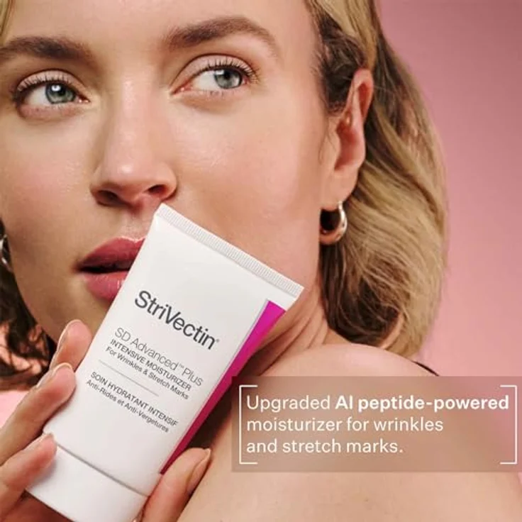 StriVectin SD Advanced Plus Intensive Feuchthaltecreme (60ml), Reduziert Falten und Dehnungsstreifen, Kollagenverstärkung mit Peptiden und Hyaluronsäure – Bild 2