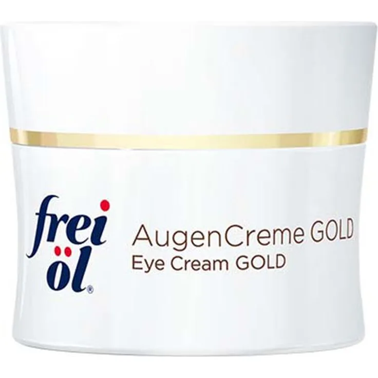 frei öl Hydrolipid AugenCreme GOLD, 15 ml Augencreme mit hochkonzentriertem Vitamin C zur Reduzierung von Linien und Falten