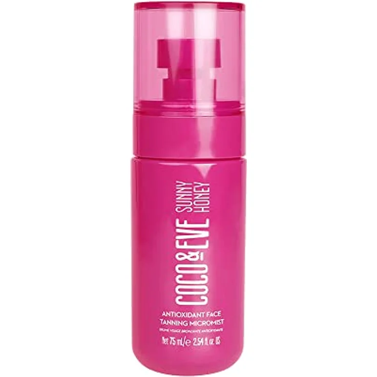 Coco & Eve Antioxidant Face Tanning Micromist. Selbstbräuner mit Antioxidantien für mehr Feuchtigkeit. Schnelle, makellose, streifenfreie Gesichtsbräune. (75 ml) – Bild 1