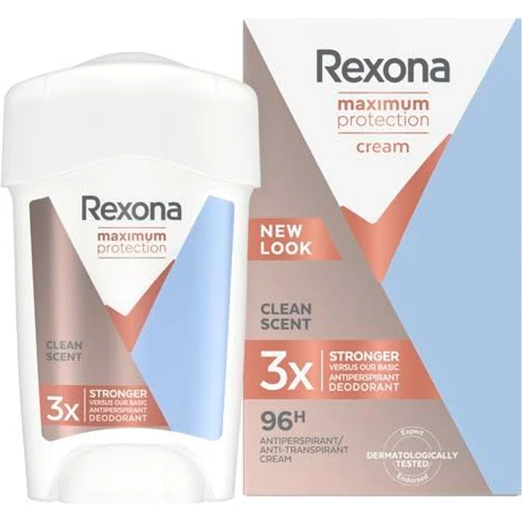 Rexona Maximum Protection Confidence Anti-Transpirant Stick, 3 x 45 ml, effektiver Schutz vor Schweiß und Gerüchen, Clean Scent – Bild 3