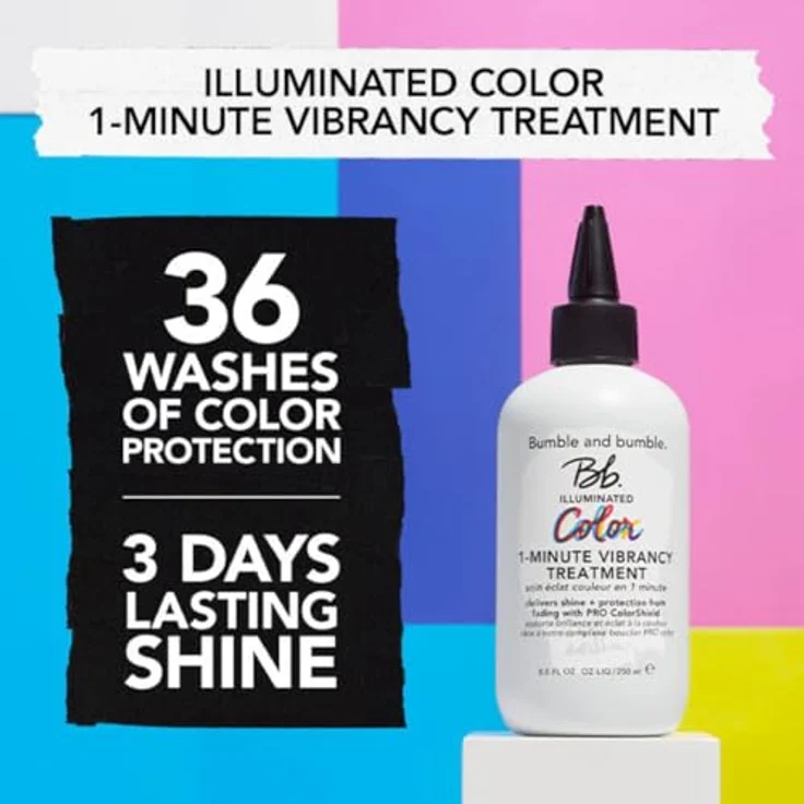 Bumble and Bumble Bb. Illuminated Color 1-Minute Vibrancy Treatment, 250 ml - Haarkur für alle Arten von gefärbtem Haar – Bild 5