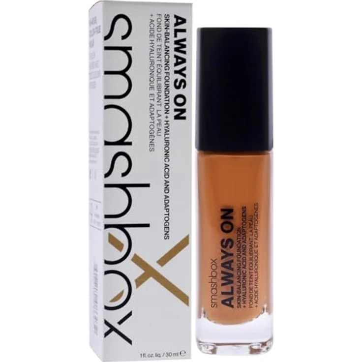 Smashbox Always on Skin Balancing Foundation, flüssige Foundation mit Hyaluronsäure, 30 ml T10-W – Bild 5