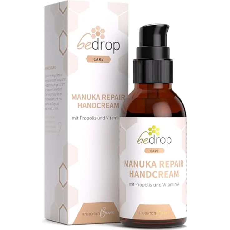 bedrop Manuka Repair Handcreme, Handcreme mit Manuka Honig und Propolis für geschmeidige Hände, 100 ml – Bild 1