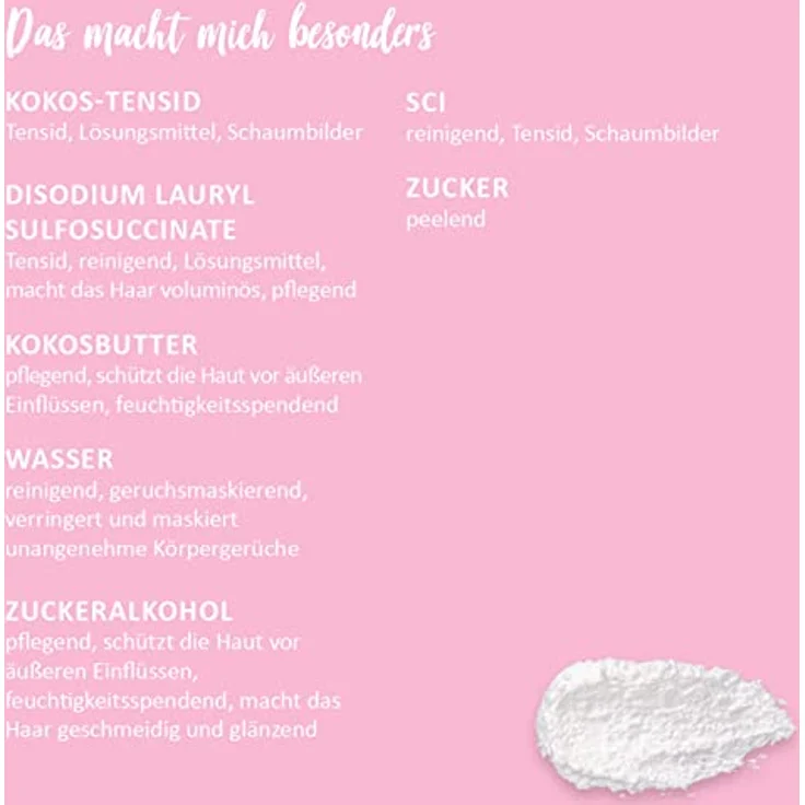 puremetics 3in1 Dusch-Fluff 250 g Duschgel Peeling und Lotion in Einem 100% vegan & plastikfrei pflegend hautverfeinernd & glättend – Bild 5
