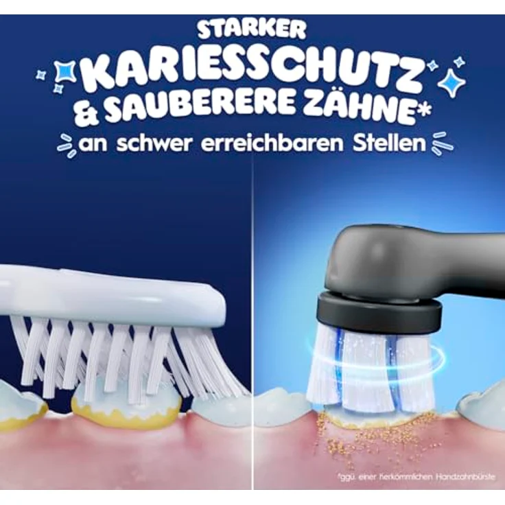 Oral-B iO Kids 6+ Marvel Spiderman Aufsteckbürsten, 2 Stück, extra weich für sanfte Pflege von Zähnen und Zahnfleisch – Bild 2