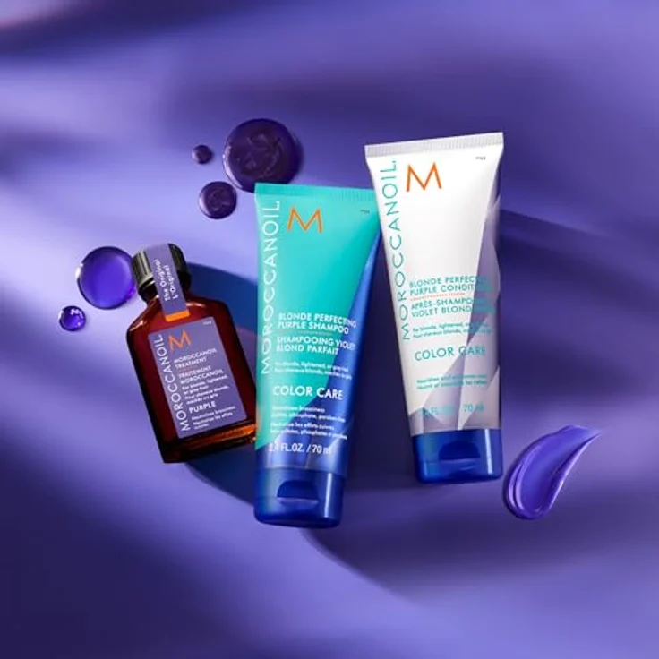 Moroccanoil Blonde Perfecting Lila Conditioner für perfektes Blond, 70 ml – Bild 4