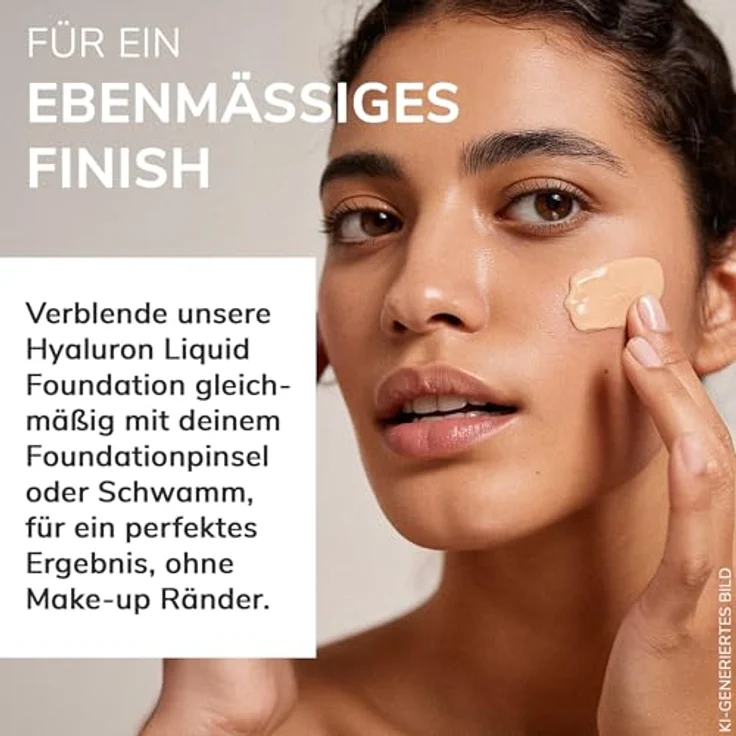 Lavera Hyaluron Liquid Foundation 30 ml Nr. 05 - Natural Beige – Bild 7