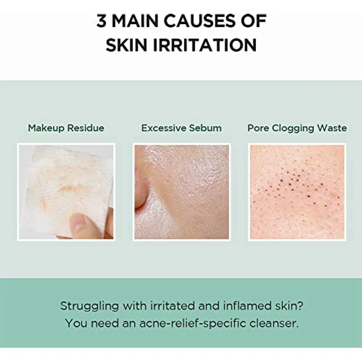 SKIN1004 Madagascar Centella Tea-Trica BHA Schaum, 140 ml, professionelle Reinigungspflege, lindert zu Akne neigende Haut – Bild 5