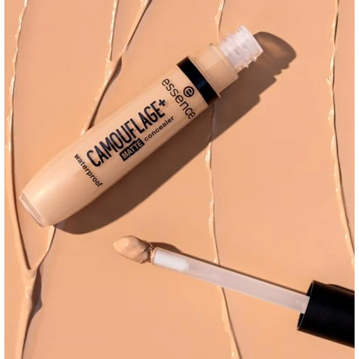 essence CAMOUFLAGE+ MATTE Flüssig-Korrektor, hochpigmentierter Concealer mit Matt-Effekt, Farbton 160, 8 ml – Bild 8