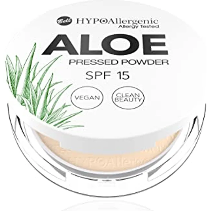 Bell Hypoallergenes Aloe Pressed Face Powder 01 Cream LSF15 Vegan 5g = 1 Stück