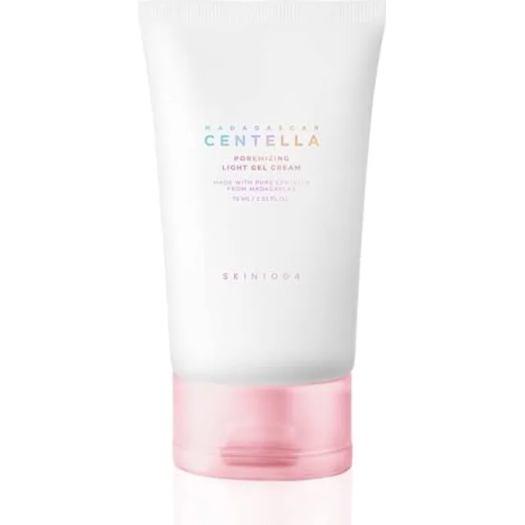 SKIN1004 Madagascar Centella Poremizing Light Gel Cream, leichte Gelcreme zur Hautstraffung und Porenverfeinerung, 75 ml
