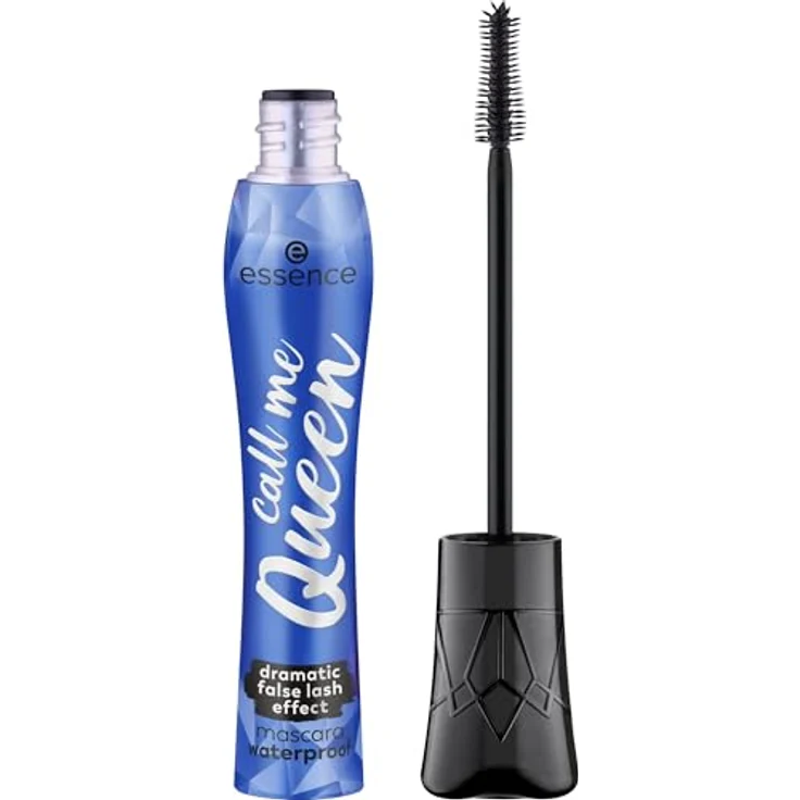 essence cosmetics call me Queen dramatic false lash effect mascara waterproof, Schwarz, langanhaltend, volumengebend, vegan, wasserfest, ohne Mikroplastikpartikel, Nanopartikel frei, 1er Pack (11.5ml) – Bild 1